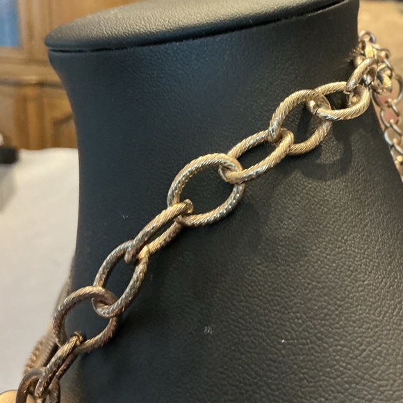 Ann Taylor for Loft Gold Tone Braided Chunky Choker - Picture 4 of 5